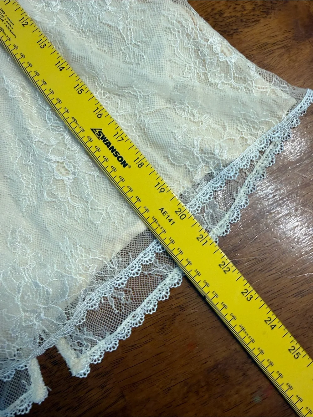 Free People Secret Admirer Lace Blouse Eggnog Mock Neck Puff Boho Victorian Sm